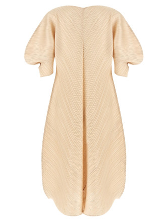 Миди PLEATS PLEASE ISSEY MIYAKE Sculptural sleeve dress (PP66JH46443) #