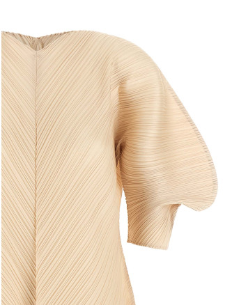 Миди PLEATS PLEASE ISSEY MIYAKE Sculptural sleeve dress (PP66JH46443) #