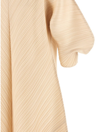 Миди PLEATS PLEASE ISSEY MIYAKE Sculptural sleeve dress (PP66JH46443) #