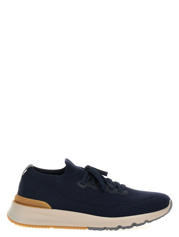 Кроссовки BRUNELLO CUCINELLI Knitted sneakers (MZUWLBO253CEG72) #1