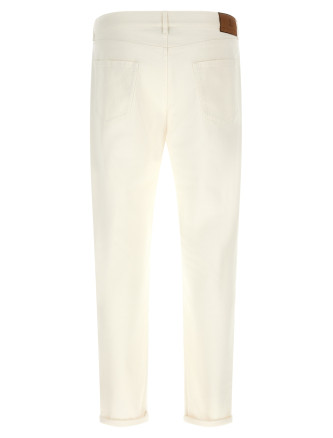 Джинсы BRUNELLO CUCINELLI Logo embroidery jeans (M277PX1290C7210) #