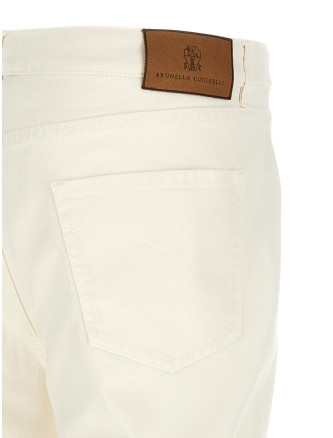 Джинсы BRUNELLO CUCINELLI Logo embroidery jeans (M277PX1290C7210) #