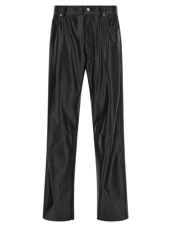 Шалбар MM6 MAISON MARGIELA Leather-effect pants (SH0LA0046M35455900) #1