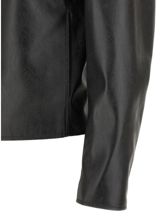 Кожаная куртка MM6 MAISON MARGIELA Western carré jacket (SH0AM0102M35455900) #