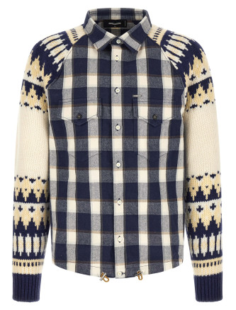 Рубашка, блузка DSQUARED2 'Classic Check Drawstring'