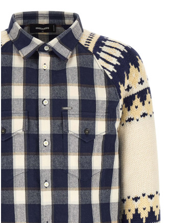 Рубашка, блузка DSQUARED2 'Classic Check Drawstring' (S74DM1038D35355001F) #