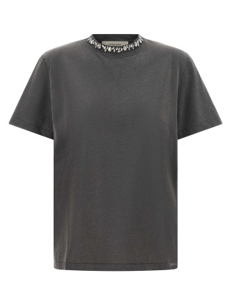 Футболка GOLDEN GOOSE Cabochon crystal t-shirt