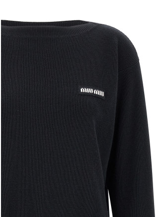 Свитер, кардиган MIU Boat neck sweater (MML06WSOOO1903F0008) #