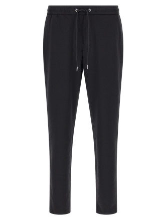 Брюки MONCLER Logo patch joggers