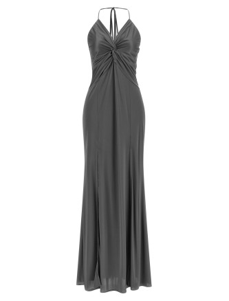 Макси PINKO Front knot dress