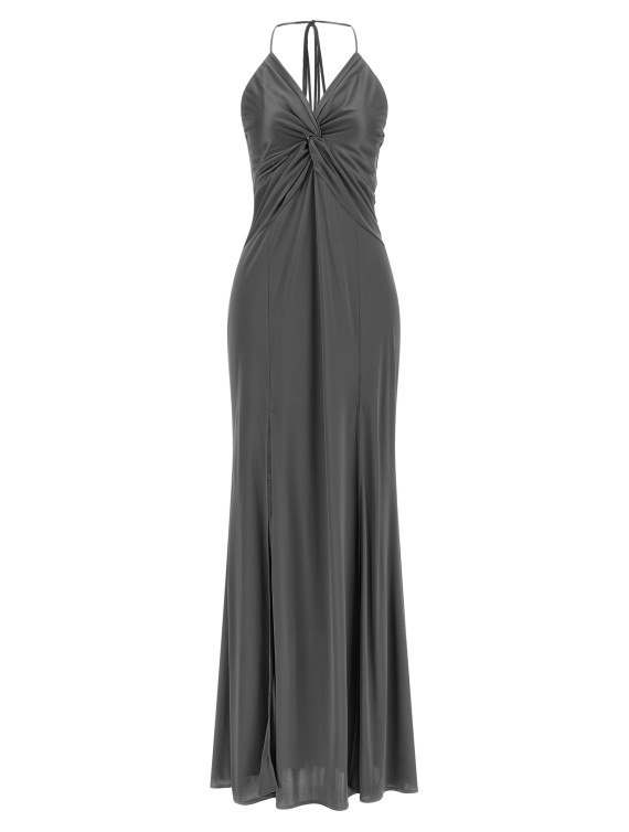 Макси PINKO Front knot dress (107433A3G2I99) #1