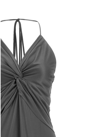 Макси PINKO Front knot dress (107433A3G2I99) #
