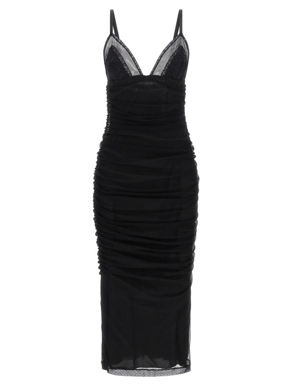 Миди DOLCE & GABBANA Longuette slip dress (F6DFITHLM7KN0000) #1