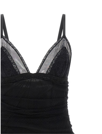Миди DOLCE & GABBANA Longuette slip dress (F6DFITHLM7KN0000) #