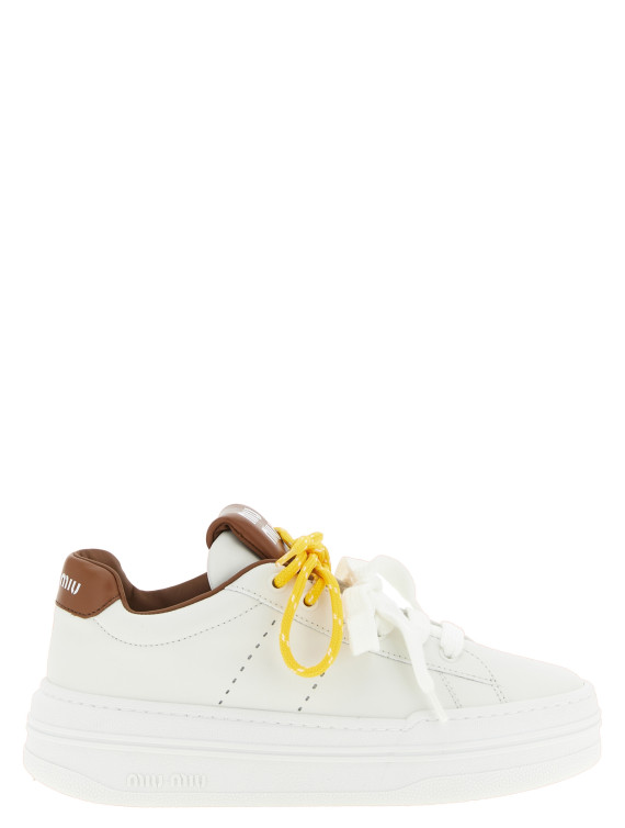 Кроссовки MIU Double lacing sneakers (5E710EF0503L48F0TPR) #1