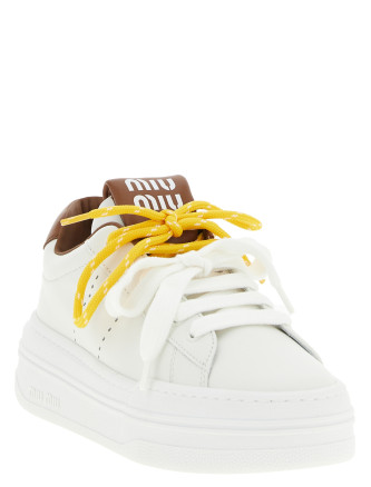 Кроссовки MIU Double lacing sneakers (5E710EF0503L48F0TPR) #