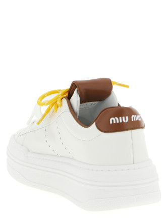 Кроссовки MIU Double lacing sneakers (5E710EF0503L48F0TPR) #