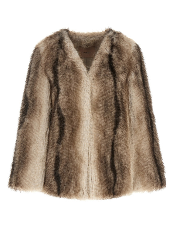 Мех, шуба TWIN SET Cape jacket (262TP224213812) #1