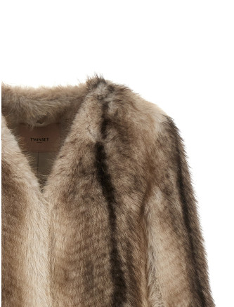 Мех, шуба TWIN SET Cape jacket (262TP224213812) #
