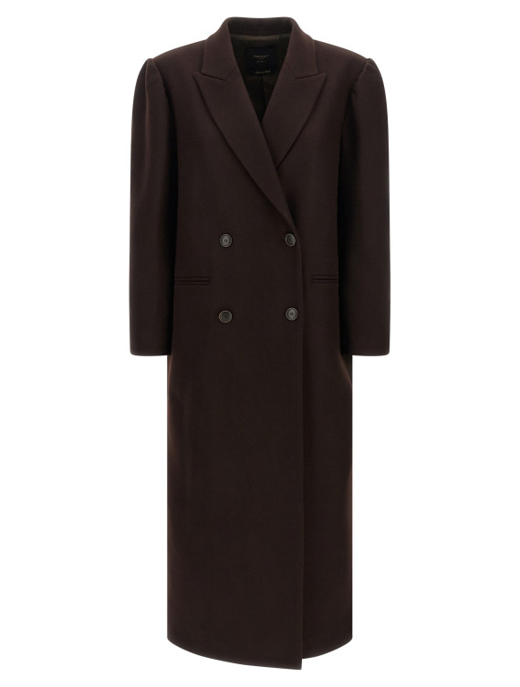 Пальто, тренч TWIN SET Double-breasted coat (262TP245013411) #1