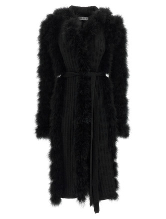 Пальто, тренч THE ATTICO Dressing gown coat