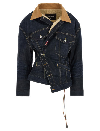 Джинсовая куртка DSQUARED2 'Wrap Over'
