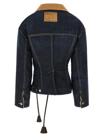 Джинсовая куртка DSQUARED2 'Wrap Over' (S75AM1189S30664470) #
