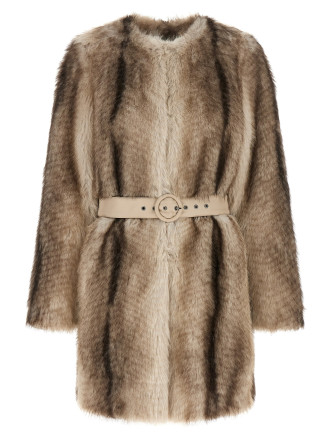 Мех, шуба TWIN SET Eco-fur coat