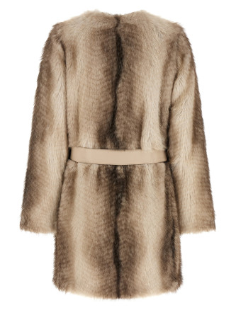 Мех, шуба TWIN SET Eco-fur coat (262TP224113812) #
