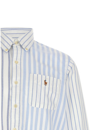 Рубашка, блузка POLO RALPH LAUREN Oxford patchwork shirt (710B18633001) #