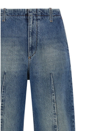 Джинсы MM6 MAISON MARGIELA Vertical pinch jeans (S52KA0567M30058965) #