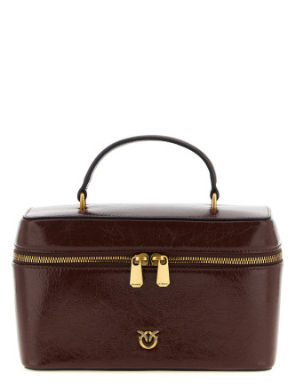 Ручная сумка PINKO Crumpled effect leather handbag