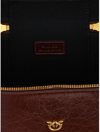 Crumpled effect leather handbag (106348A2JCL88Q) #