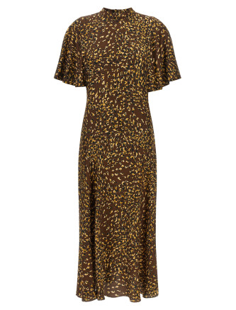 Макси TWIN SET Animal print dress