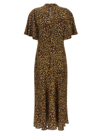 Макси TWIN SET Animal print dress (262TP275D13873) #