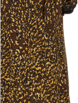 Макси TWIN SET Animal print dress (262TP275D13873) #