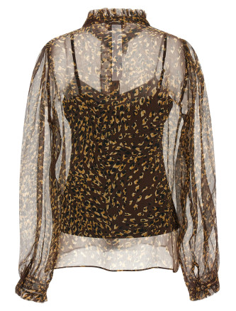 Рубашка, блузка TWIN SET Animal shirt (262TP269B13873) #