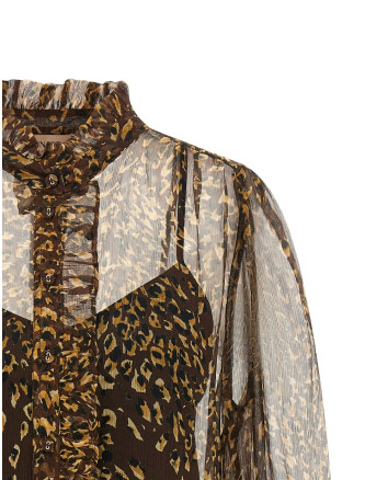 Рубашка, блузка TWIN SET Animal shirt (262TP269B13873) #