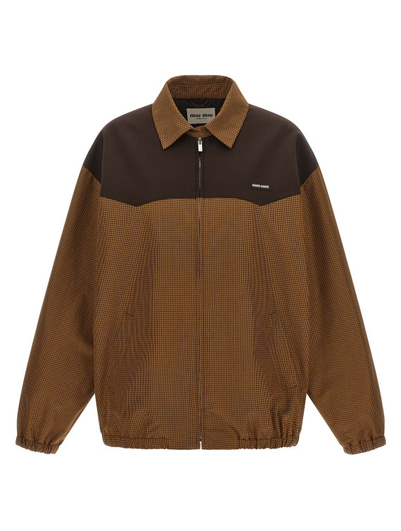 Повседневная куртка MIU Vichy blouson (ML1509SOOO19OSF0QB7) #1