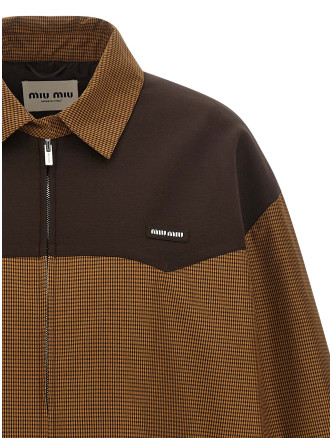 Повседневная куртка MIU Vichy blouson (ML1509SOOO19OSF0QB7) #