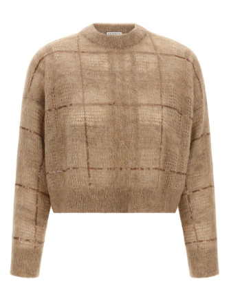 Свитер, кардиган BRUNELLO CUCINELLI Sequin check sweater