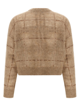 Свитер, кардиган BRUNELLO CUCINELLI Sequin check sweater (M2I767110PC3592) #