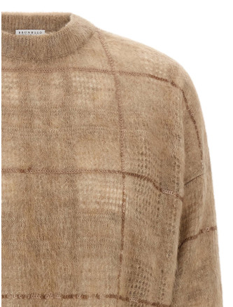 Свитер, кардиган BRUNELLO CUCINELLI Sequin check sweater (M2I767110PC3592) #