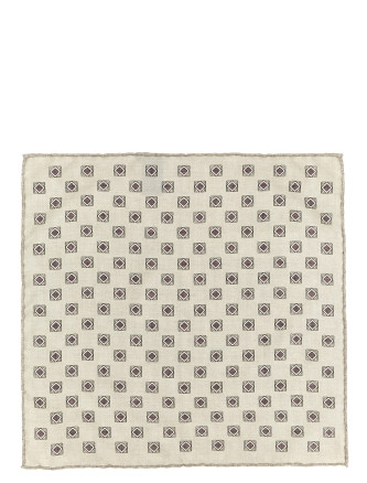 Галстук, папильон BRUNELLO CUCINELLI Double-face pocket clutch