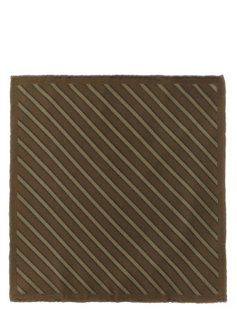 Галстук, папильон BRUNELLO CUCINELLI Regimental pocket clutch