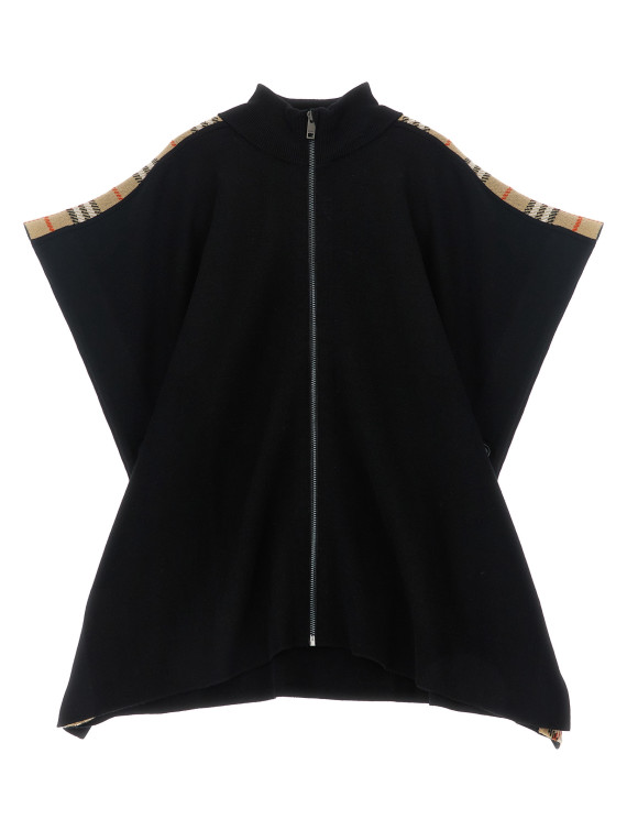 Накидка BURBERRY 'Izza' (8129887BLACKIPCHECK) #1