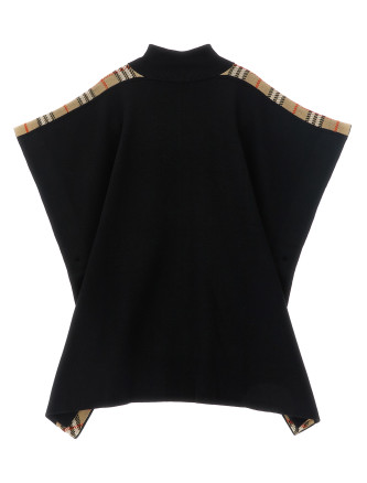 Накидка BURBERRY 'Izza' (8129887BLACKIPCHECK) #