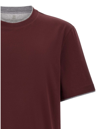 Футболка BRUNELLO CUCINELLI Double layer t-shirt (M0B137427CBB64) #