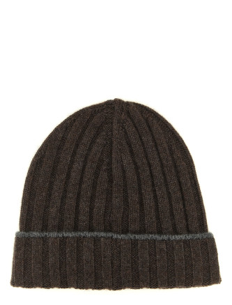Шляпа BRUNELLO CUCINELLI Cashmere turn-up beanie