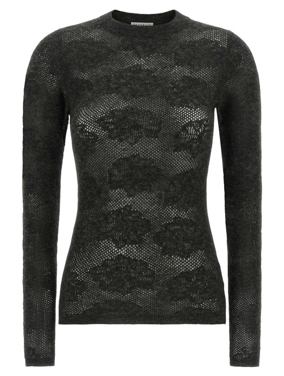 Свитер, кардиган BRUNELLO CUCINELLI 'Flower Lace' (MFR491700C9792) #1